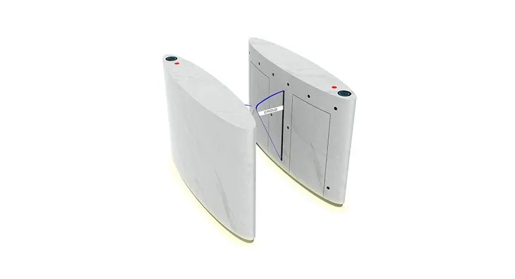Flap Barrier Turnstile Access Control System